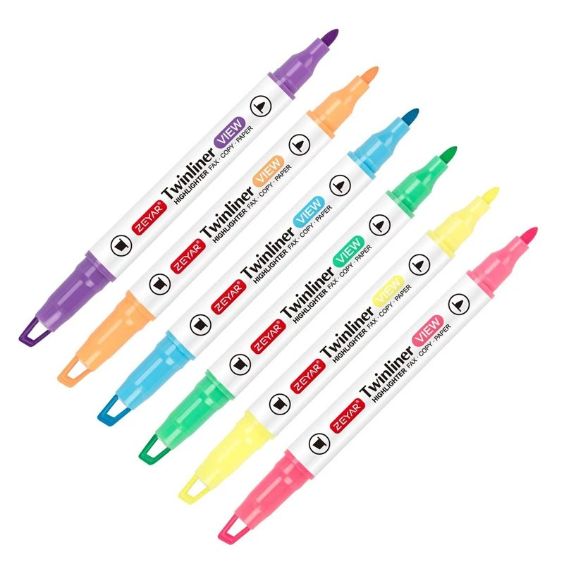 Tvíhliða Clear View Tip Highlighter