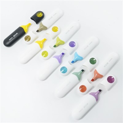 8 stk Pastel litir Soft Tip Highlighter