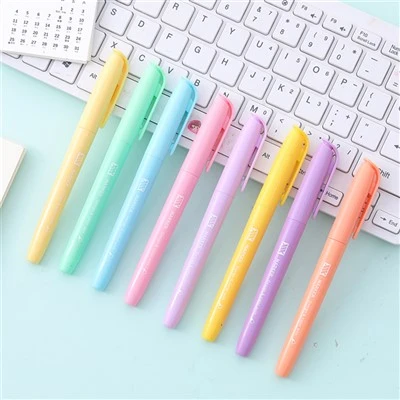8 Pakki Vintage Colors Chisel Tip Highlighters